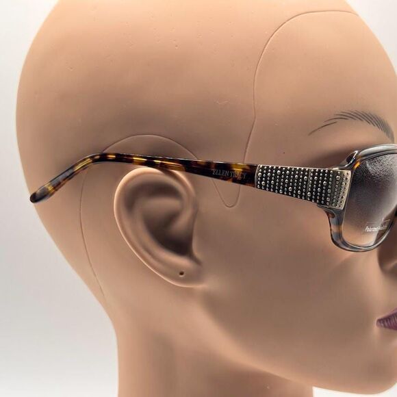 NOS Vintage Y2K Designer Sunglasses | Ellen Tracy | Tortoise Plastic 2000s Style main image 8